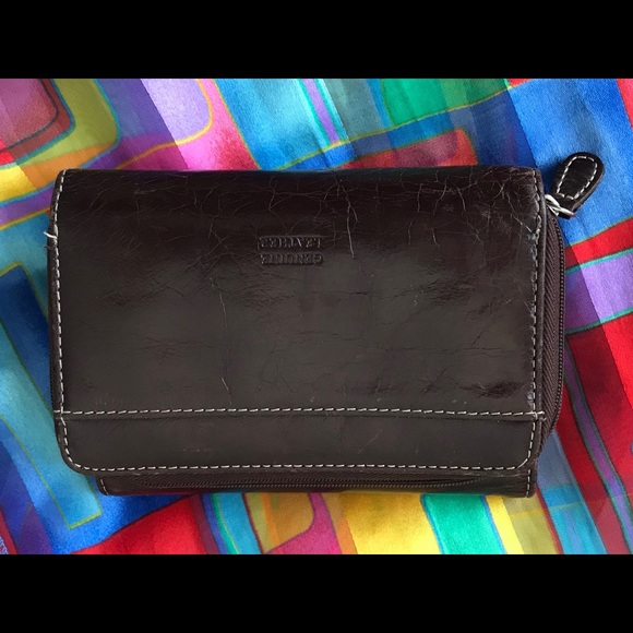 Vintage Gianni Bini Leather Wallet Clutch - Picture 2 of 8